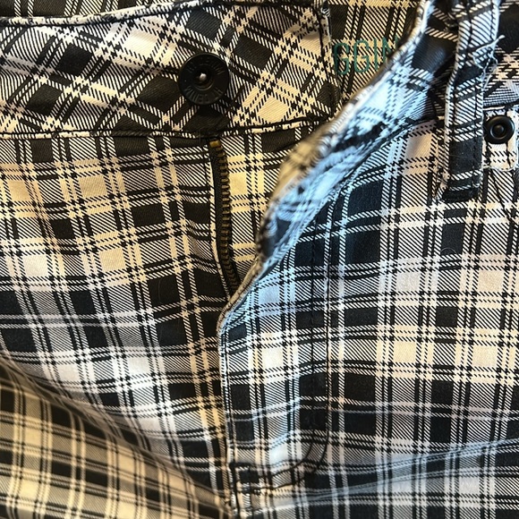 Cream and black checkered like Jeggings - Picture 4 of 4